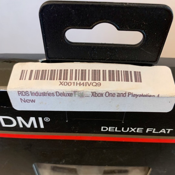 RDS Industries Deluxe Flat Cable for XBOX ONE & PLAYSTATION 4 10 foot cable - Picture 3 of 4